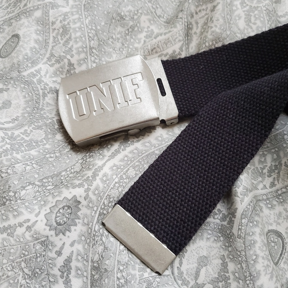 Rare UNIF Slide Belt - Black